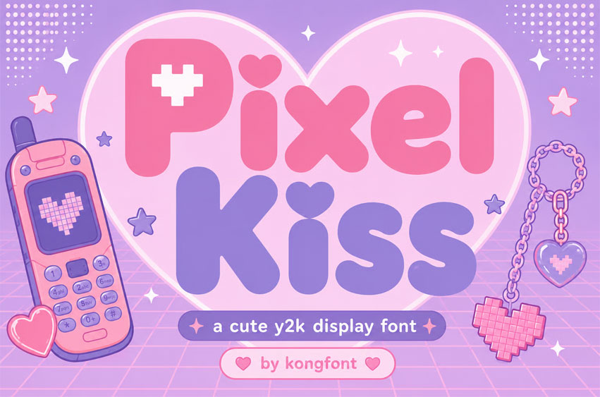 Pixel Kiss Font