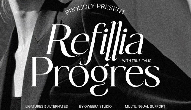 Refillia Progress Font