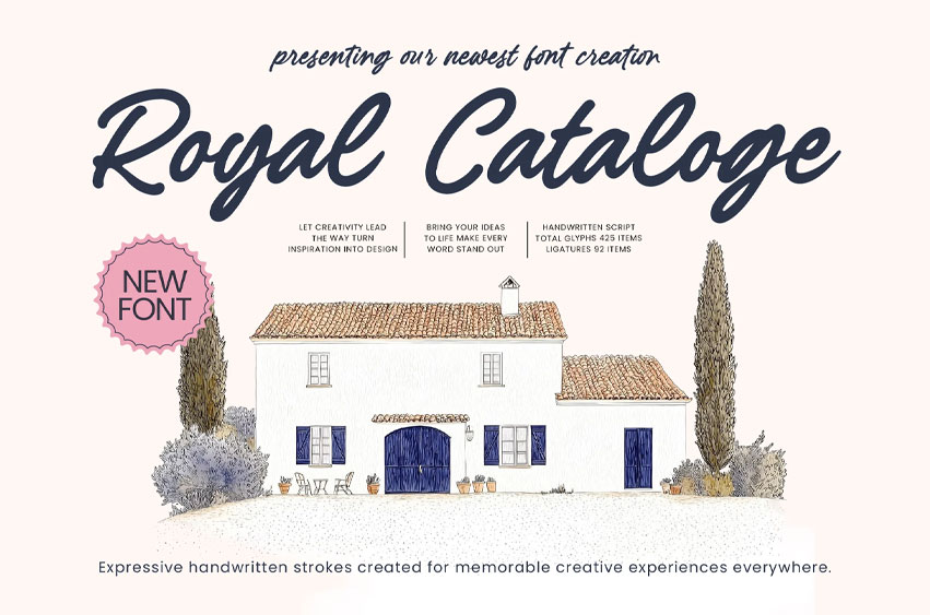 Royal Cataloge Font
