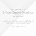 S-Core Dream Typeface Font