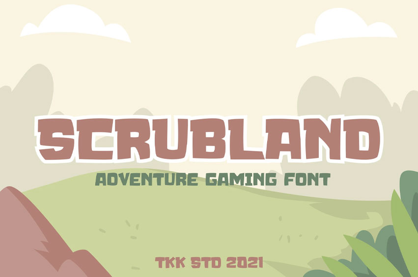 Scrubland Font