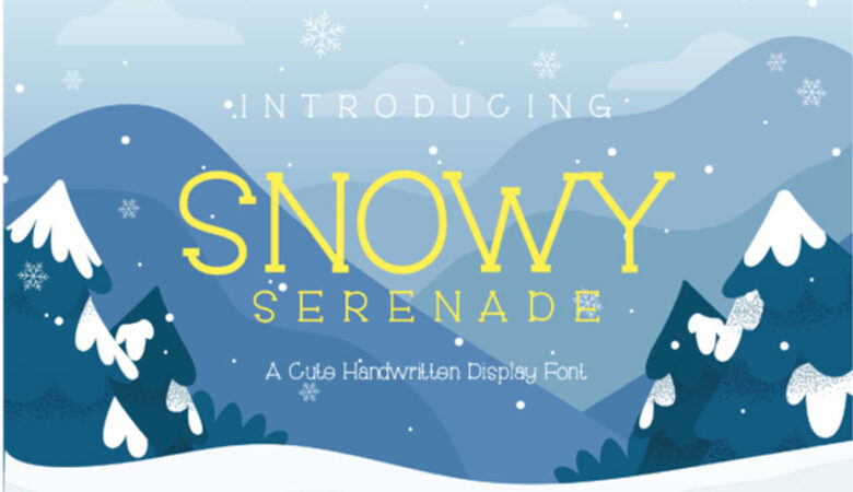 Snowy Serenade Font
