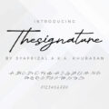 Thesignature Font