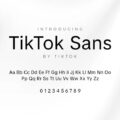 TikTok Sans Font