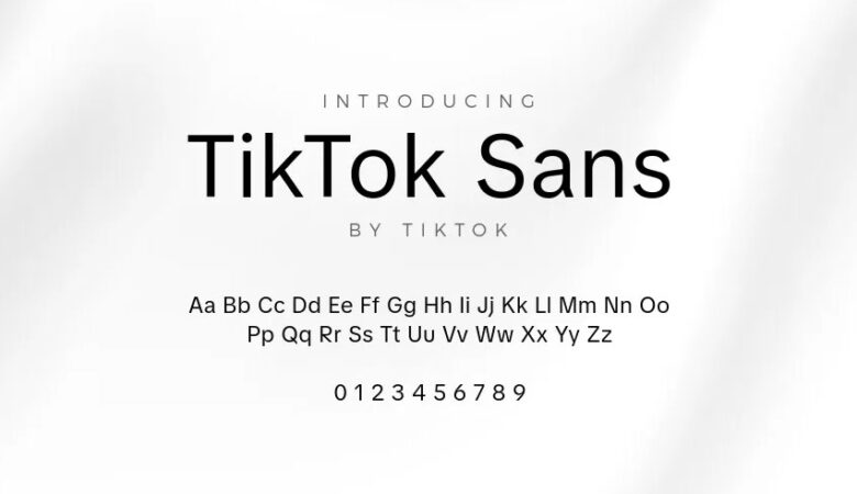 TikTok Sans Font