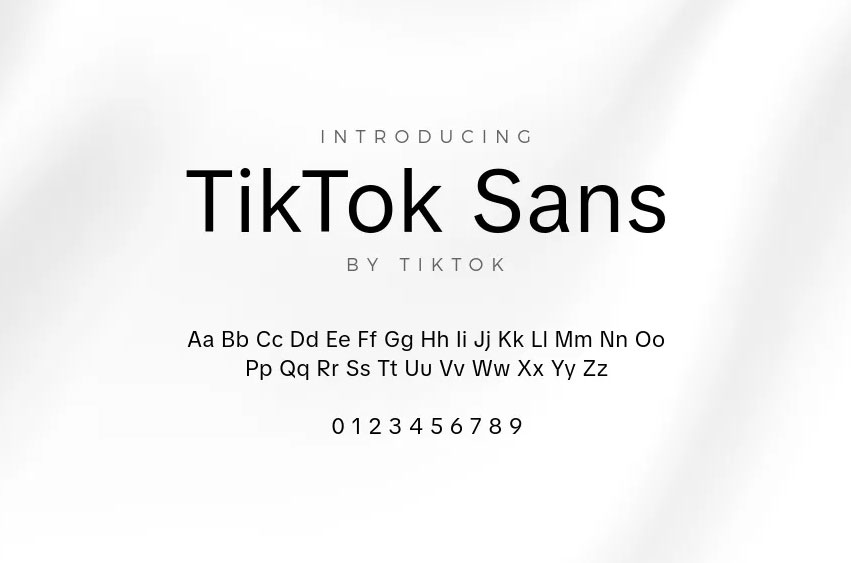 TikTok Sans Font