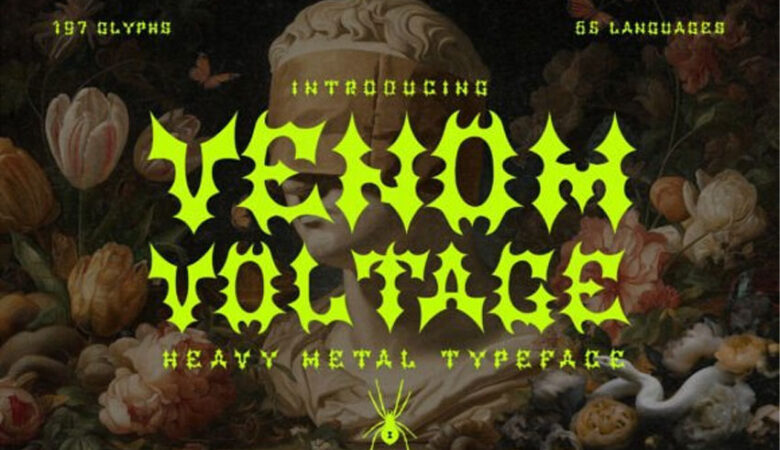 Venom Voltage Font