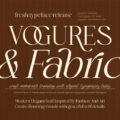 Vogures Fabric Font
