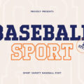 Baseball Sport Font