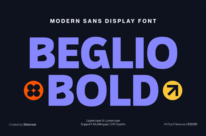 Beglio Bold Font