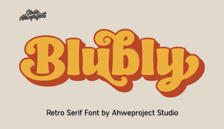 Blubly Font