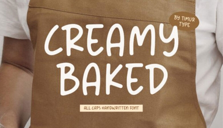 Creamy Baked Font