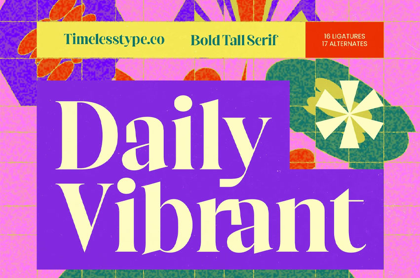 Daily Vibrant Font