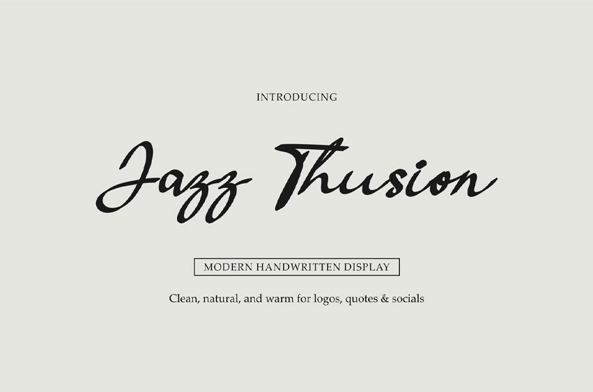 Jazz Thusion Font