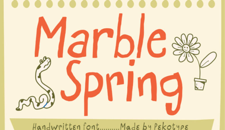 Marble Spring Font