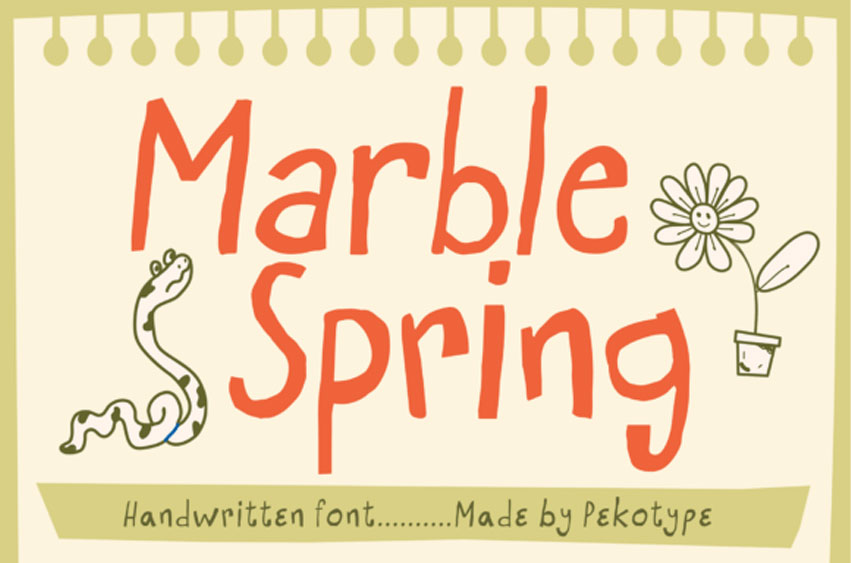 Marble Spring Font