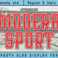 Modera Sport Font