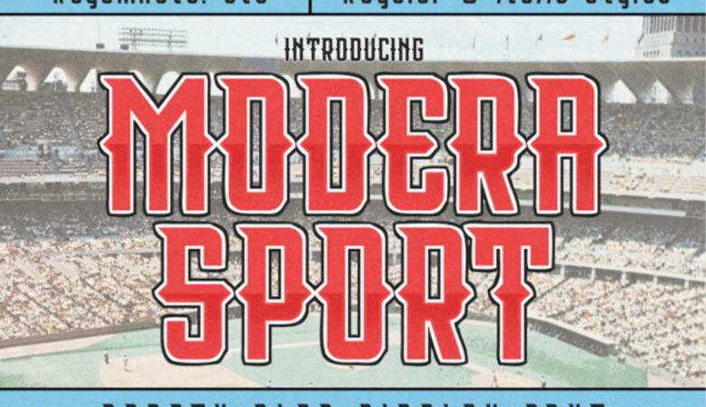 Modera Sport Font