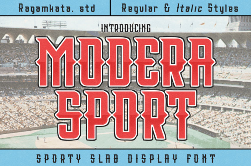 Modera Sport Font