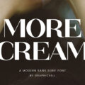 More Cream Font