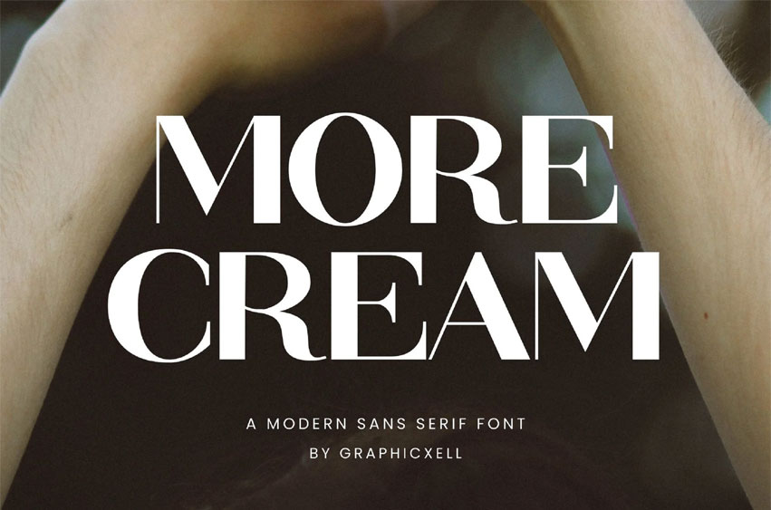 More Cream Font