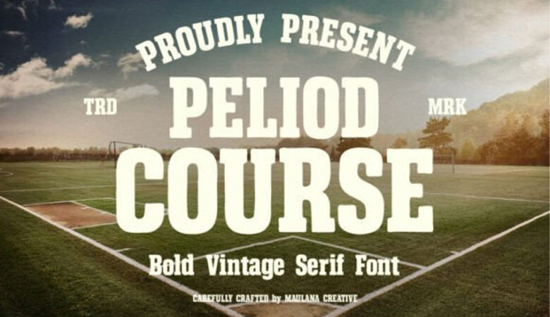 Peliod Course Font