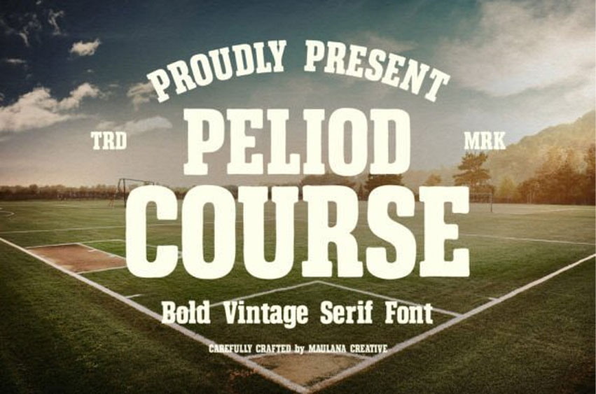 Peliod Course Font