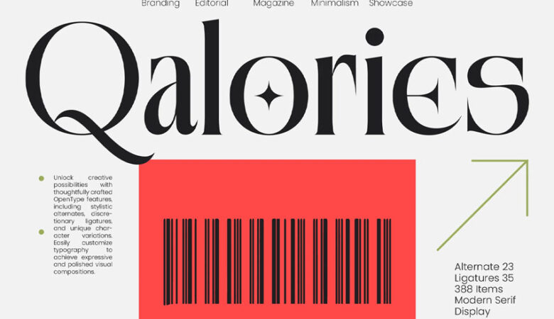 Qalories Font