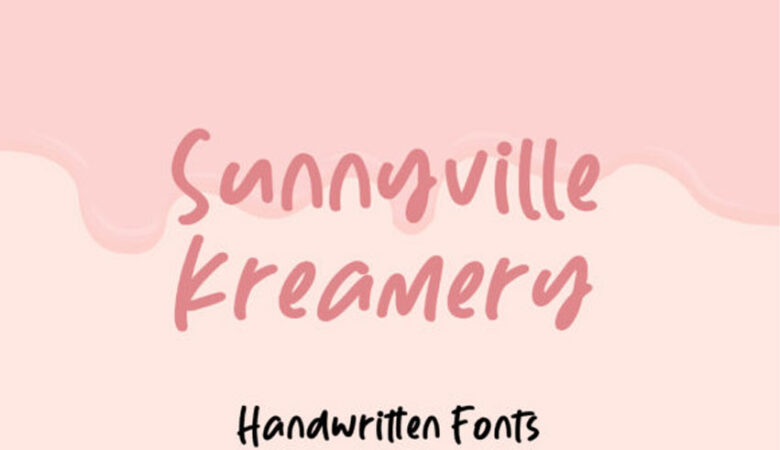 Sunnyville Kreamery Font