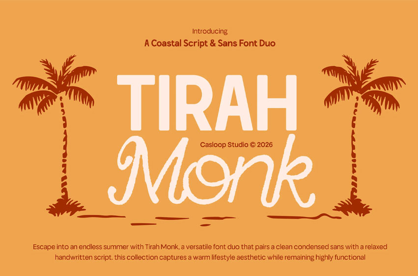 Tirah Monk Font