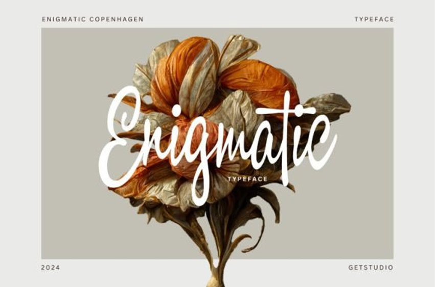Enigmatic Copenhagen Font