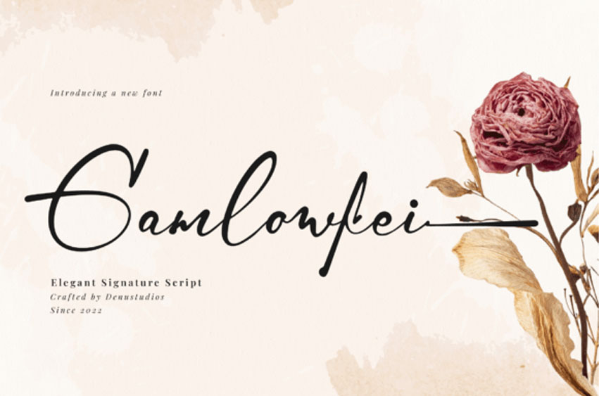 Gamlowfei Font