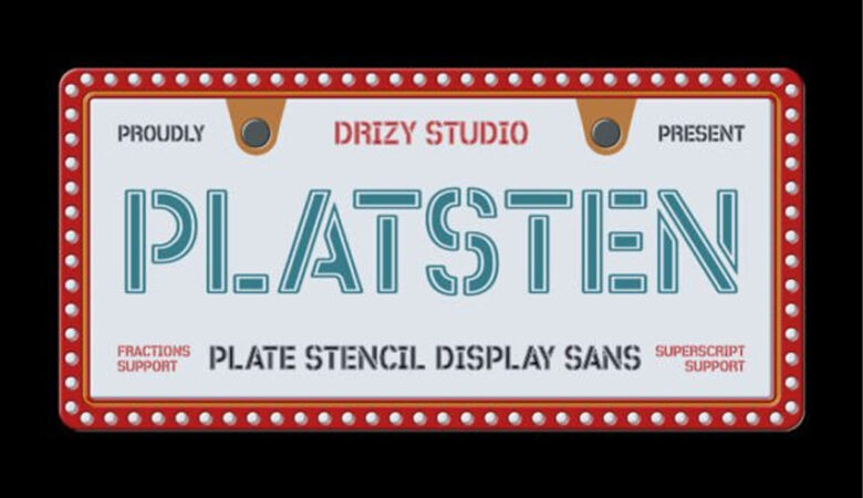 Platsten Font