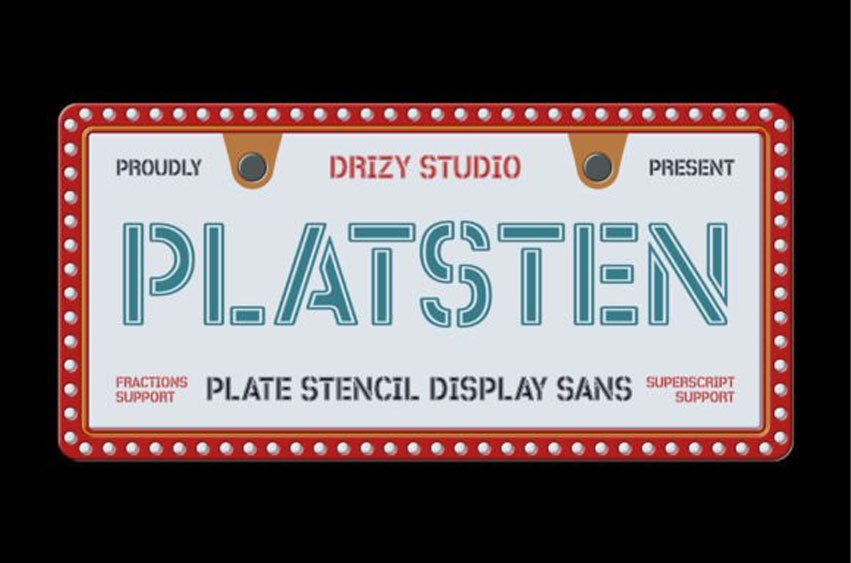 Platsten Font