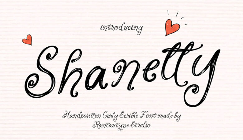 Shanetty Font
