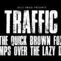 Traffic Font