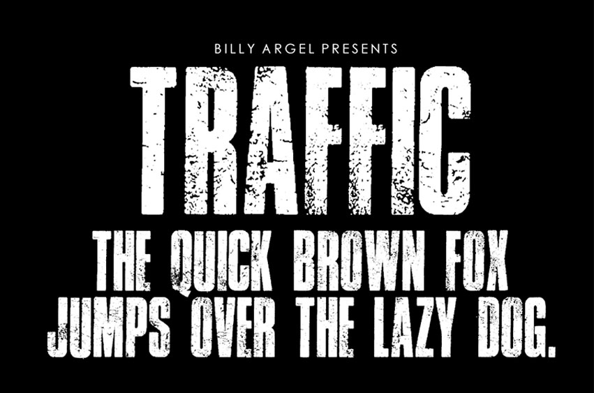 Traffic Font