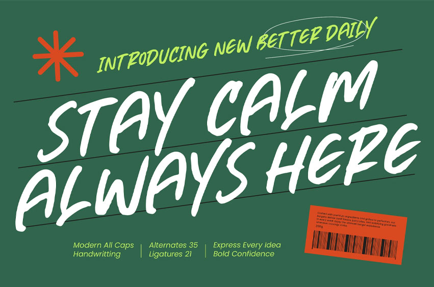 Better Daily Font