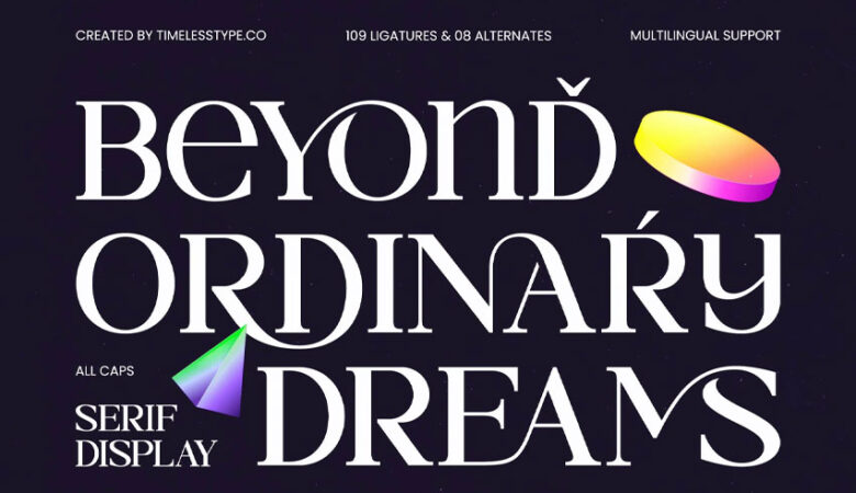 Beyond Ordinary Font