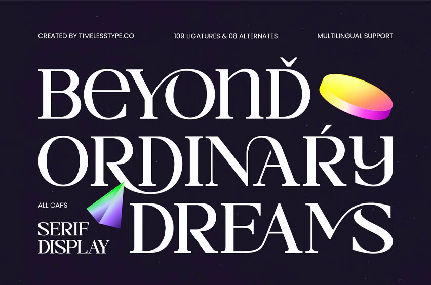 Beyond Ordinary Font