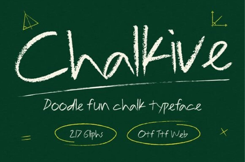 Chalkive Font