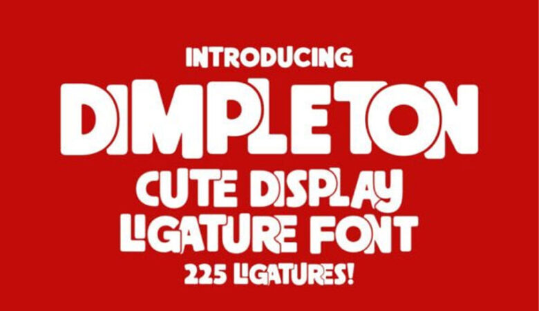 Dimpleton Font