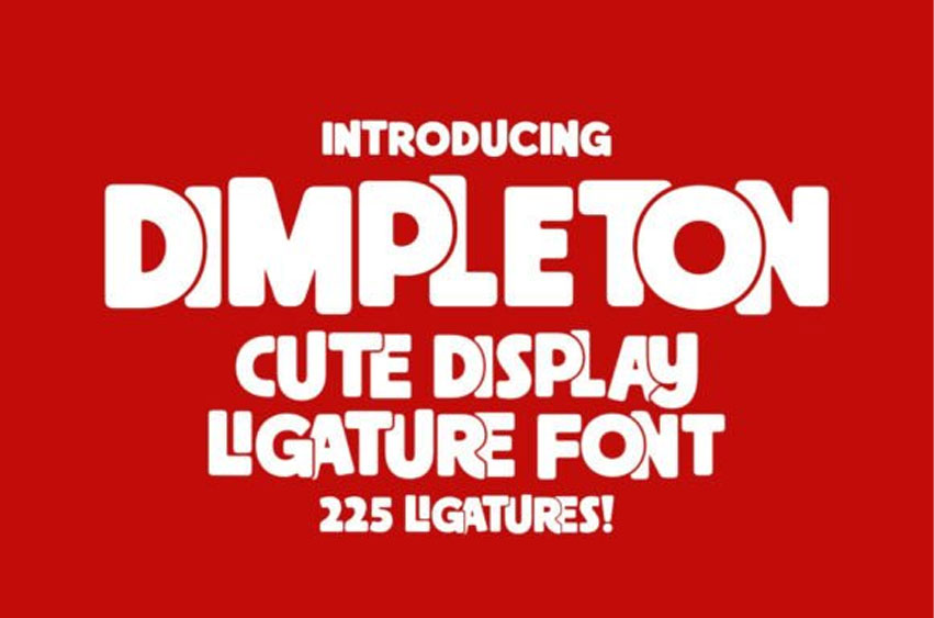 Dimpleton Font