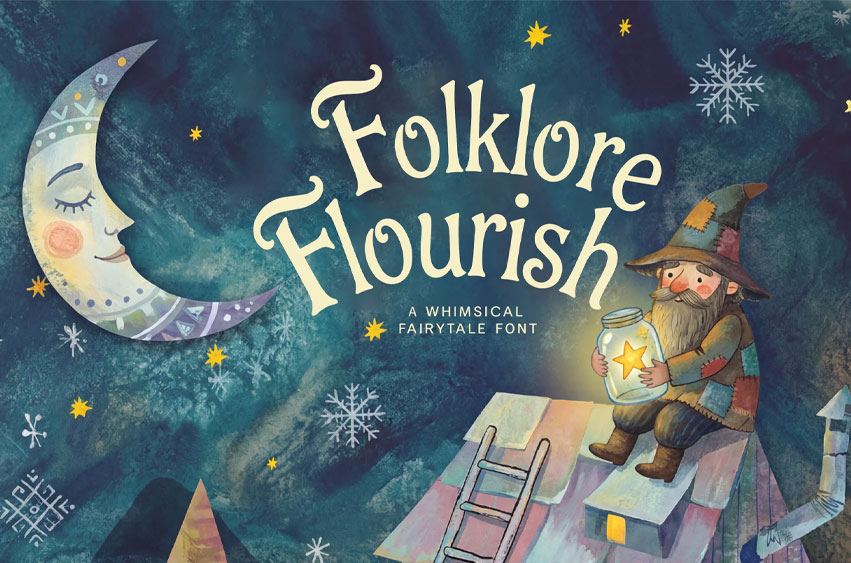 Folklore Flourish Font