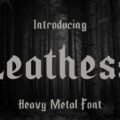Leathess Font