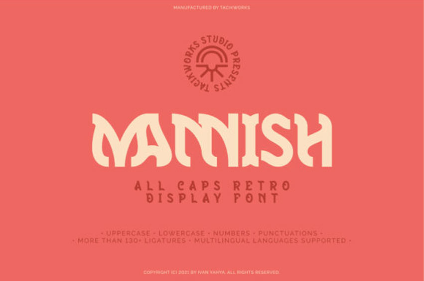Mannish Font