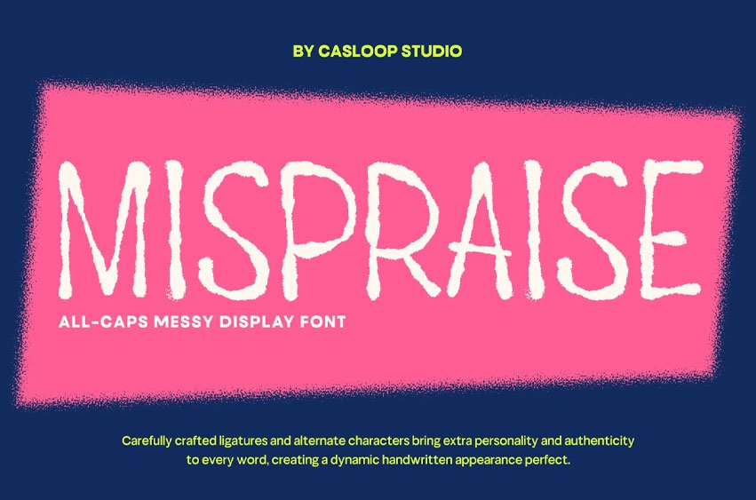 Mispraise Font