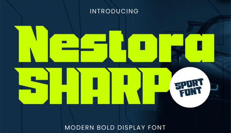 Nestora Sharp Font