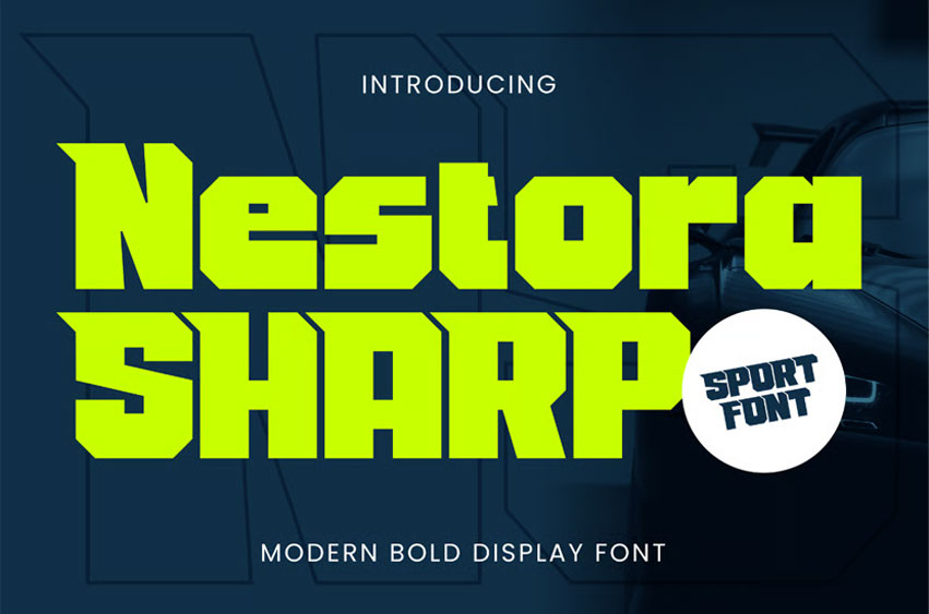 Nestora Sharp Font