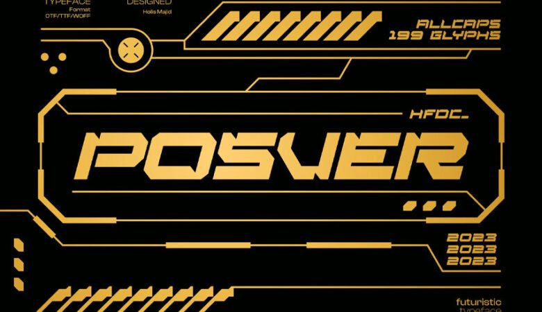 Posver Futuristic Font